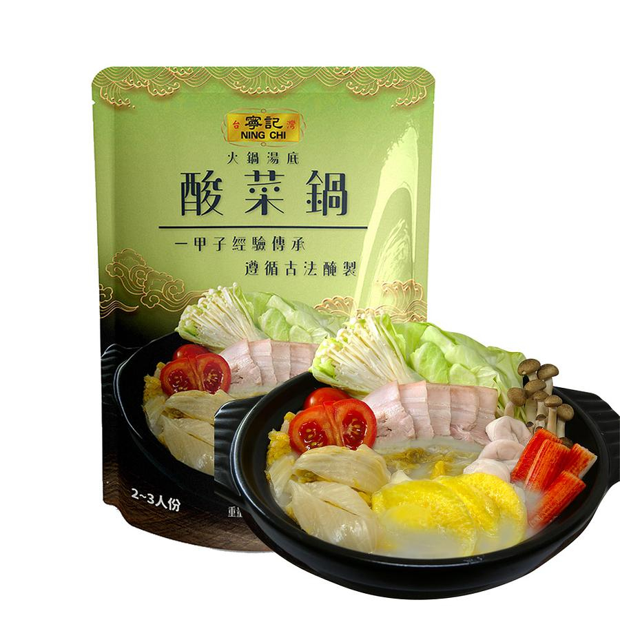 寧記酸菜鍋火鍋湯底/ 800g　eslite誠品