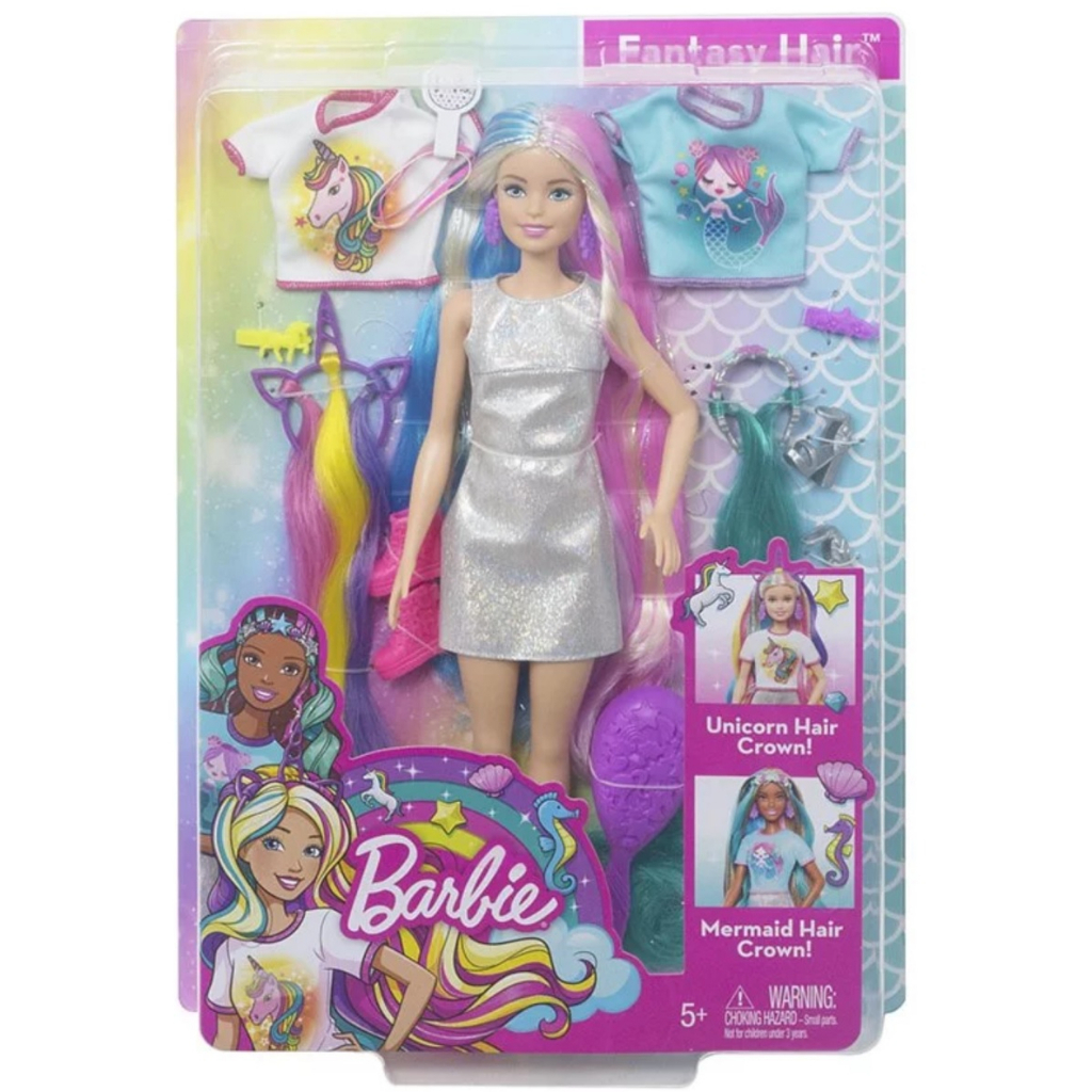 正版 Mattel 全新特價 Barbie 芭比娃娃 芭比夢幻髮型組 Barbie芭比電影 瑪格羅比 聖誕交換禮物