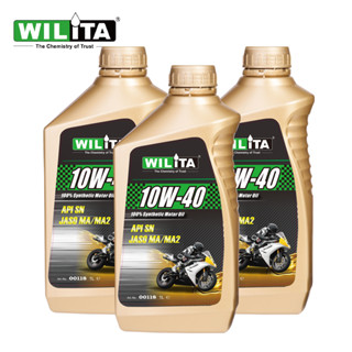 【WILITA 威力特】4T全合成高轉速節能機油-3瓶優惠組 10W40