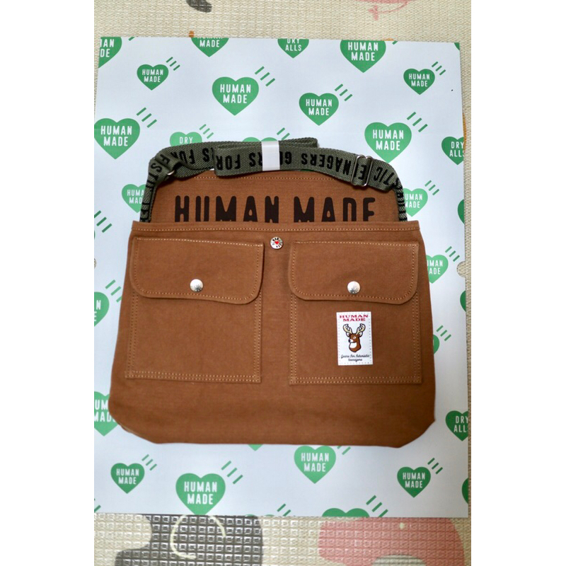 Human made 2023/3 Tool bag medium beige 側背包 棕色
