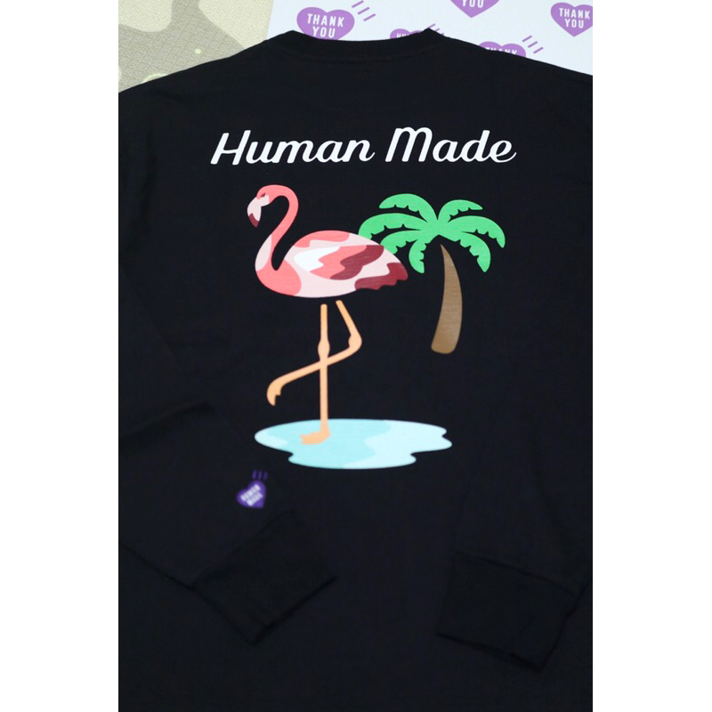 Human made 2023/4 Flamingo L/S T-shirt 火烈鳥 長袖