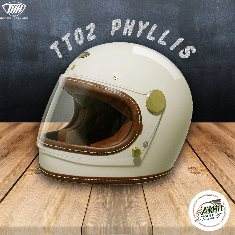 創時代 THH TT02 PHYLLIS 全罩式 安全帽 復古 樂高帽 內襯可拆洗