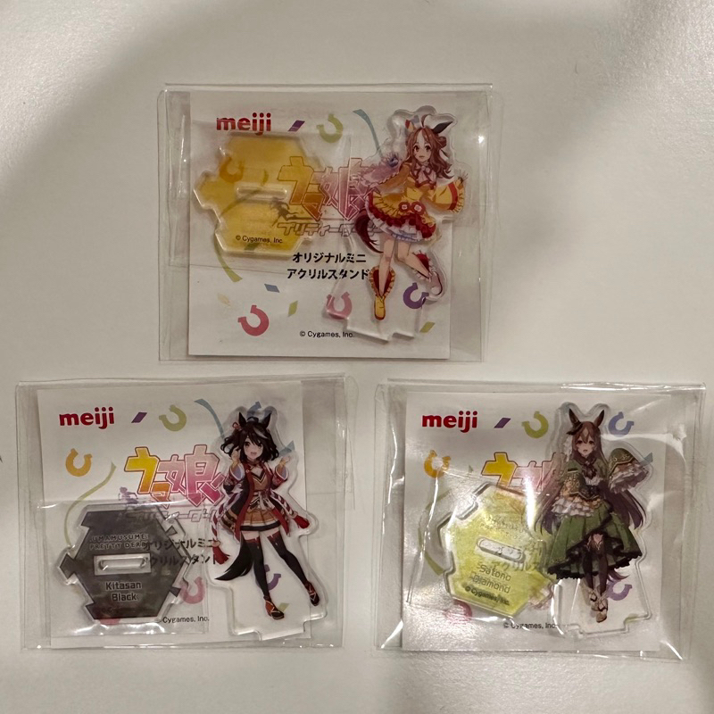 🍭Ruo🍭meiji 明治 賽馬娘 聯名 迷你版 壓克力 立牌 壓克力人形立牌 小林歷奇 北部玄駒 真機伶 里見光鑽
