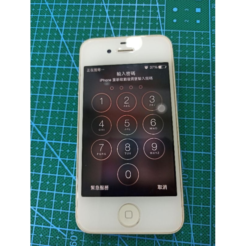 Apple 蘋果 二手 白色 iphone4s iphone 4S A1387 有鎖 零件機 料版