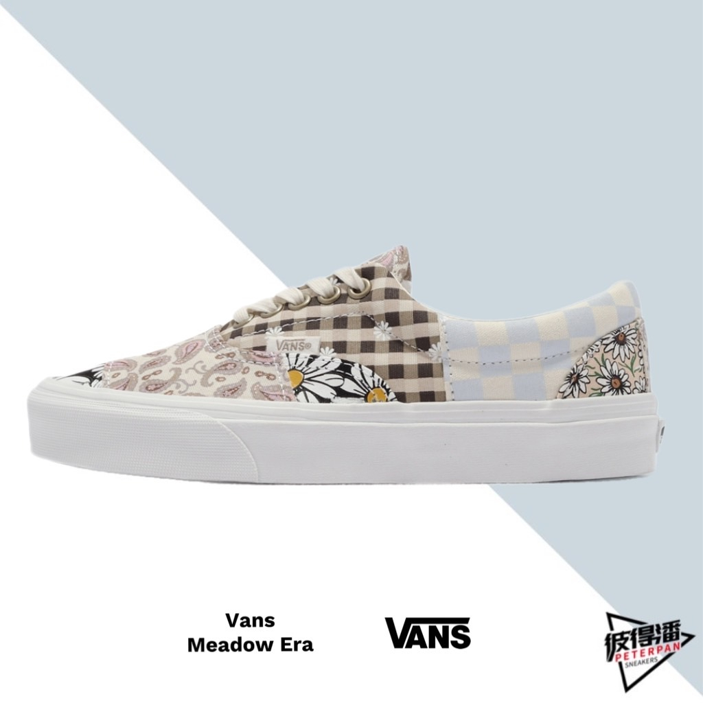 VANS ERA 鞋帶 變形蟲 小雛菊 格紋 情侶款 VN0A51FN420【彼得潘】