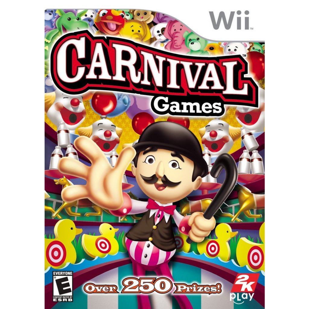 Wii Carnival Games 美版 日版或是台版主機無法讀取