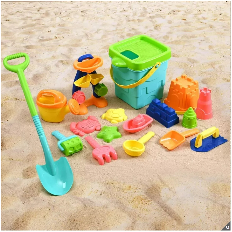 Playgo 沙灘戲水 19件組 135111 沙灘組 玩沙玩具 好市多代購請先詢問庫存唷