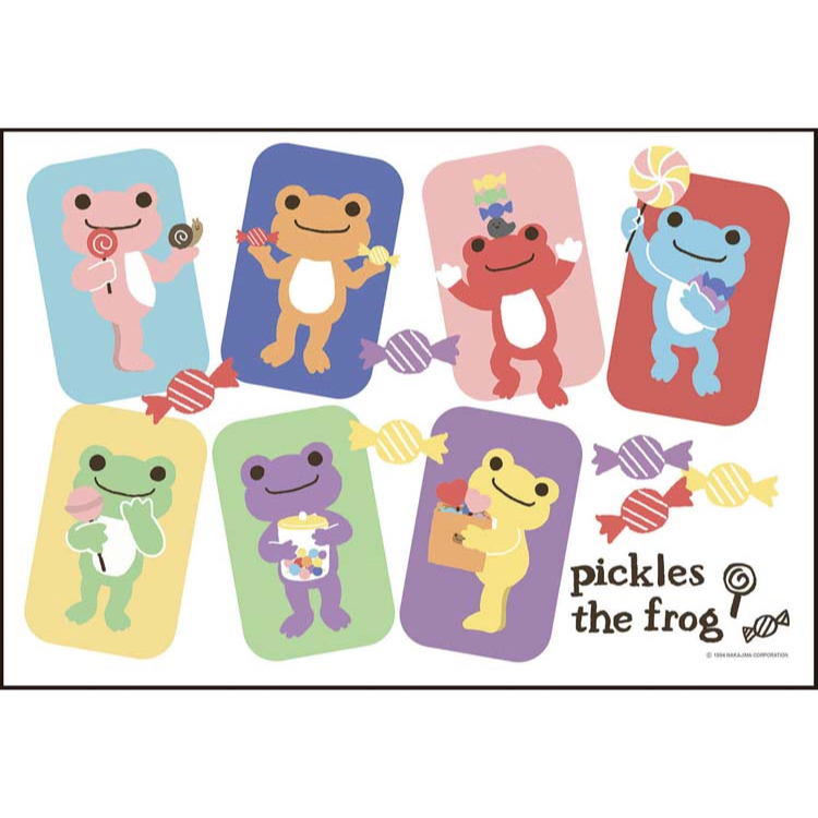 【小巷】pickles the frog 萌蛙匹克 彩虹糖果 (Cuties, 300片, 300-269, 日本拼圖）