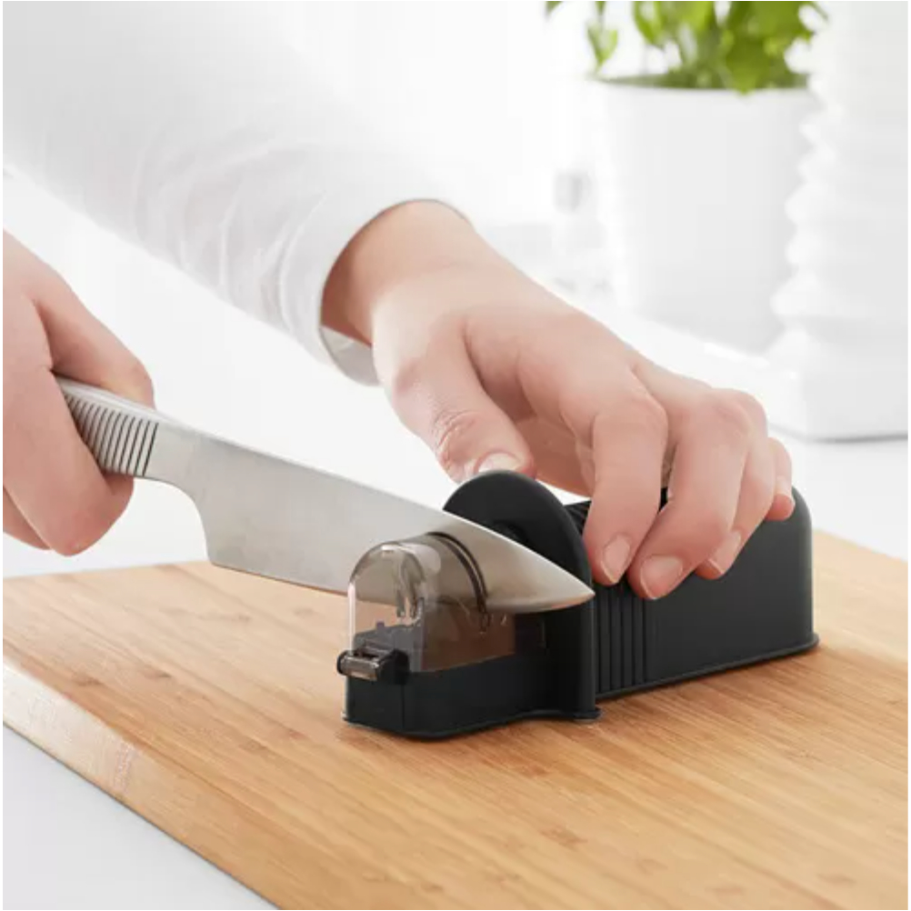 IKEA ASPEKT 磨刀器 黑色 磨刀 磨刀機 磨刀石 菜刀 料理刀 廚房 磨菜刀