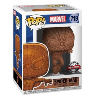 FUNKO POP 719 漫威 蜘蛛人 原木色 Spiderman MARVEL公仔 收藏 限定版