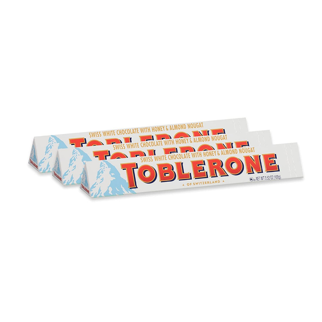 【Ellen家居】新包裝 瑞士 TOBLERONE 瑞士三角白巧克力 100gx3