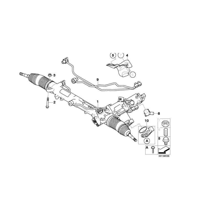 BMW E63 630I 645CI 650I M6 液壓助力轉向器 主動轉向控制 (AFS) 全新方向機  需報價