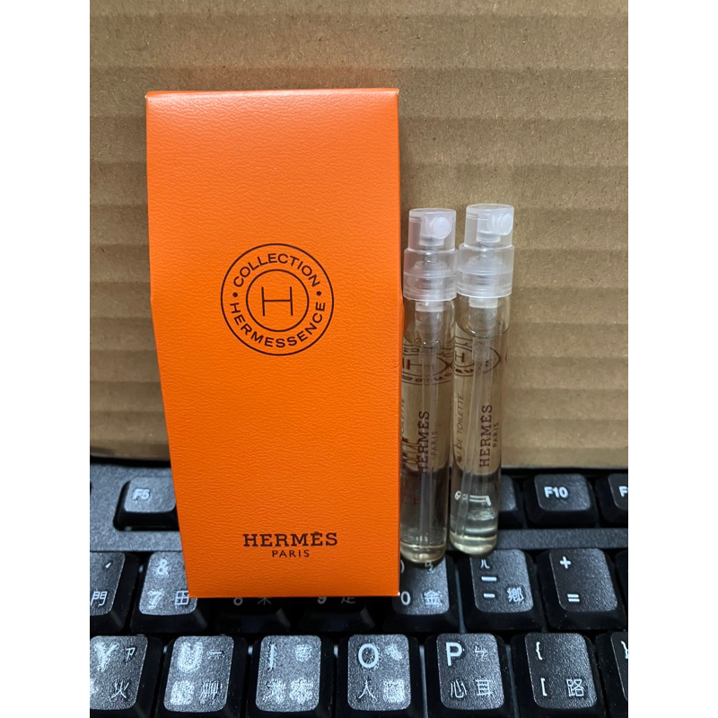全新現貨Hermes 愛馬仕 Agar Ebene瓊脂烏木中性淡香水 (沉香黑檀) 4ML小香 2入一組