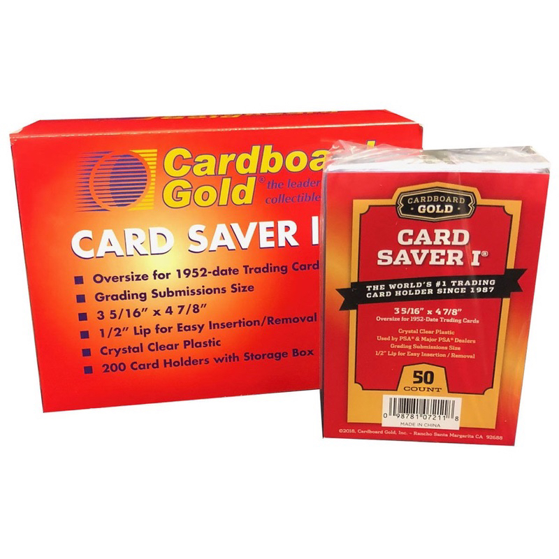 【HASAKU 卡片本舖】Card Saver 1 PSA BGS 鑑定 必備 半剛性 卡夾 寶可夢 球員卡 魔法風雲會