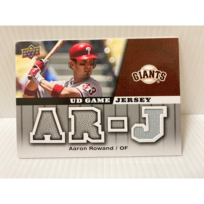 【ES-752】 MLB 舊金山巨人 AARON ROWAND UPPER DECK 物品卡
