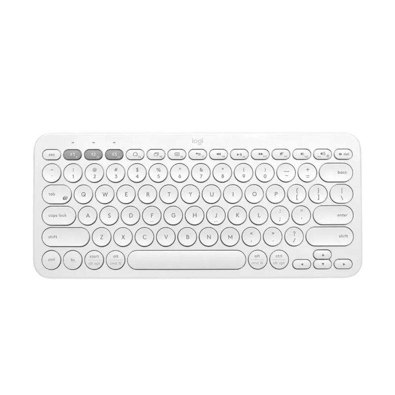 [現貨］羅技 K380 藍牙鍵盤 - 珍珠白