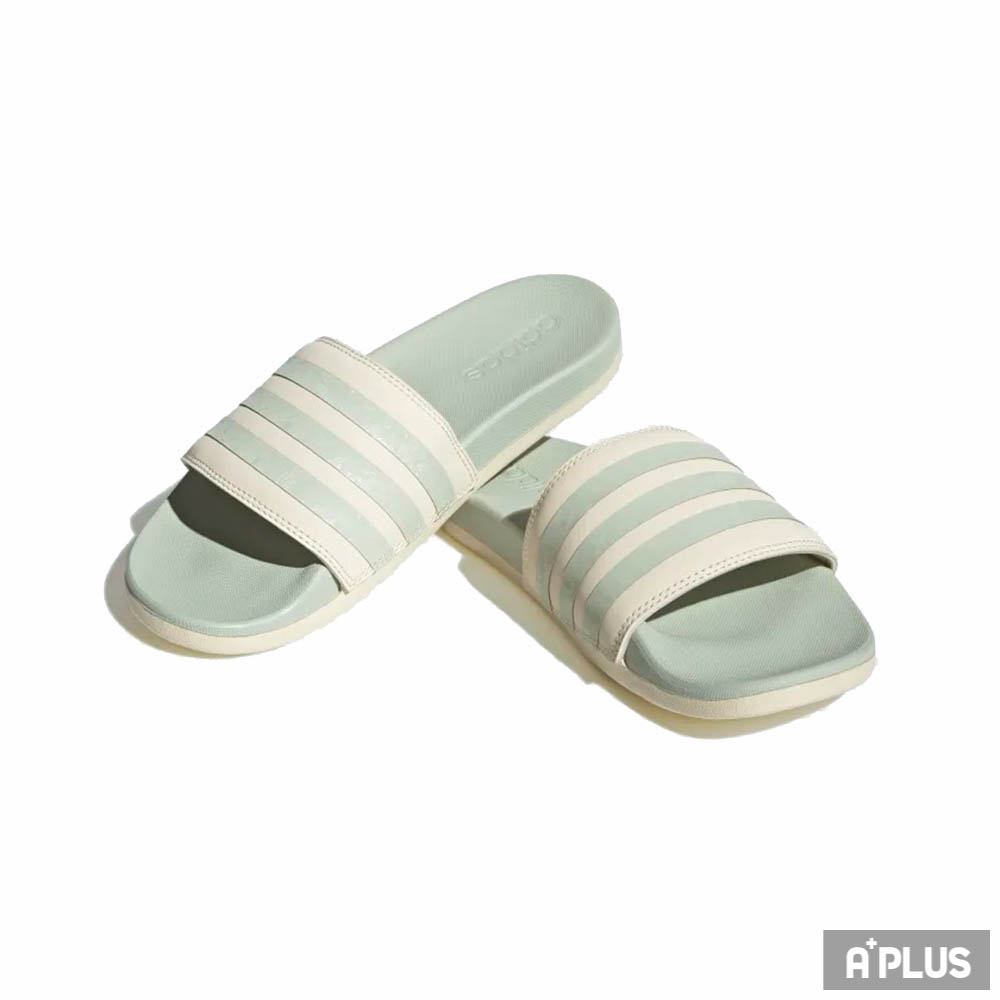 ADIDAS 女 拖鞋 ADILETTE COMFORT 綠白 -H03620