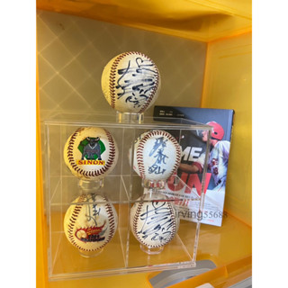 壓克力-棒球展示盒/收納盒/中華職棒/CPBL/張泰山/統一獅/彭政閔/林智勝/張育成/扭蛋/中信兄弟象/公仔收納