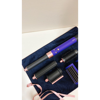 Dyson Airwrap 多功能造型器 HS05 長型髮捲版 長春花藍配玫瑰金限定版 附旅行袋和禮盒