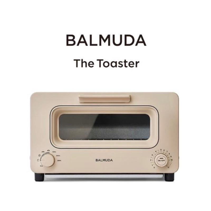 全新 超美奶茶色-【BALMUDA】The Toaster 蒸氣烤麵包機