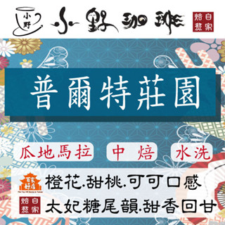 【中焙/新鮮烘焙咖啡豆】普爾特莊園
