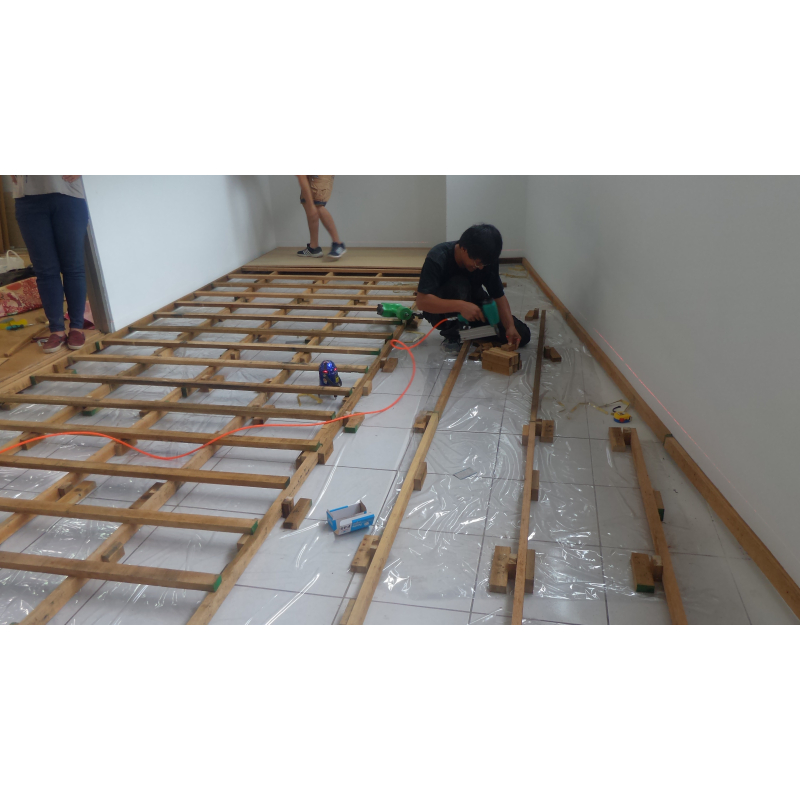 鳳翔室內裝修-超耐磨木地板-架高木地板-海島型地板-實木地板