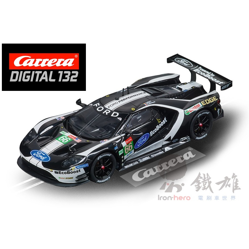 Carrera 20030970 DIGITAL 132 Ford GT Race Car "No.66" 電刷車