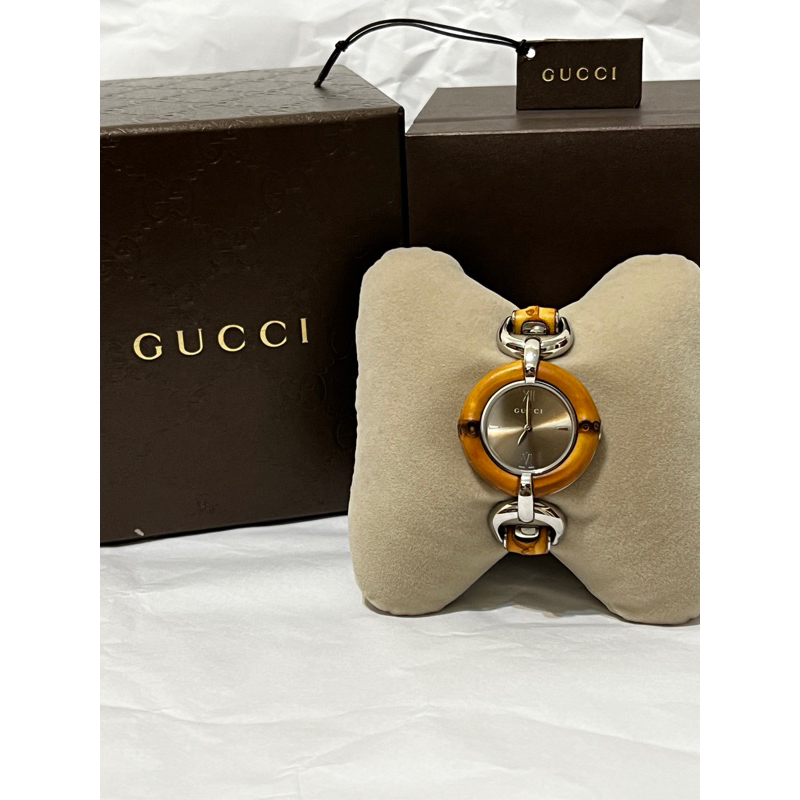 Gucci竹節女用錶