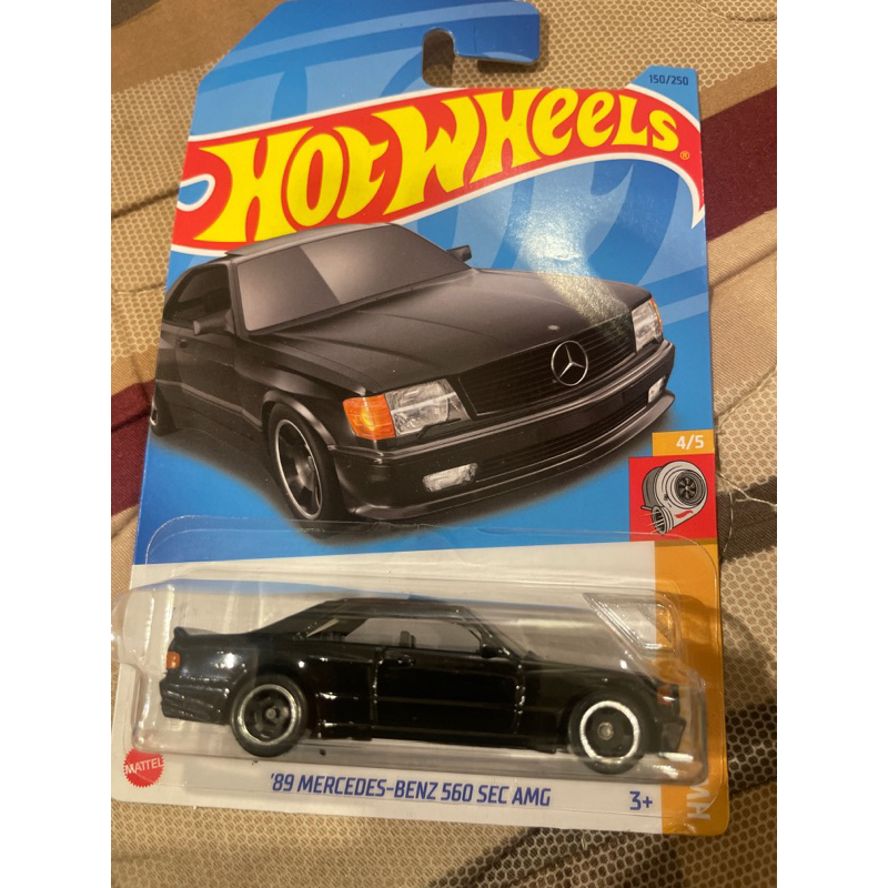 風火輪 Hot Wheels 23G 初版 賓士 89 MERCEDES BENZ 560 SEC AMG 雙門