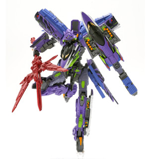 海洋堂 E.E 新世紀福音戰士 新幹線變形機器人500 TYPE EVA 可動完成品 豬帽子模型玩具