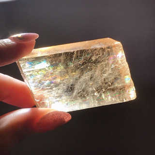 Honey Calcite 彩虹蜜糖色黃方解石 黃冰洲石-112~318g