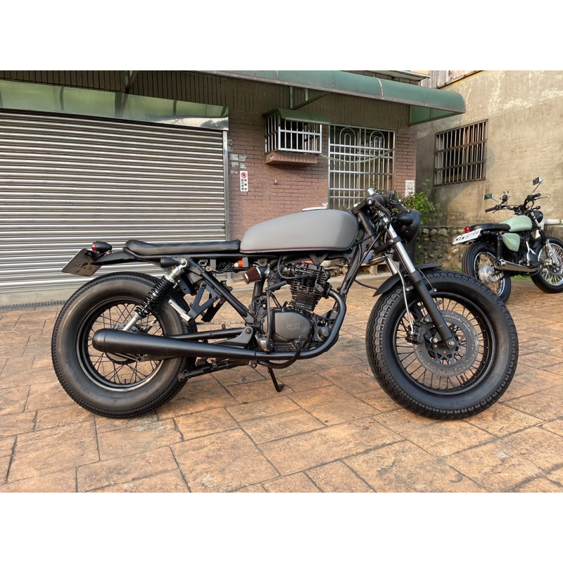 野狼 狼傳手工車 咖啡布雷特cafe racer&amp;brat 手工車改裝 大燈方向燈 鋼絲框胎 復古車 輕檔車預約風格車