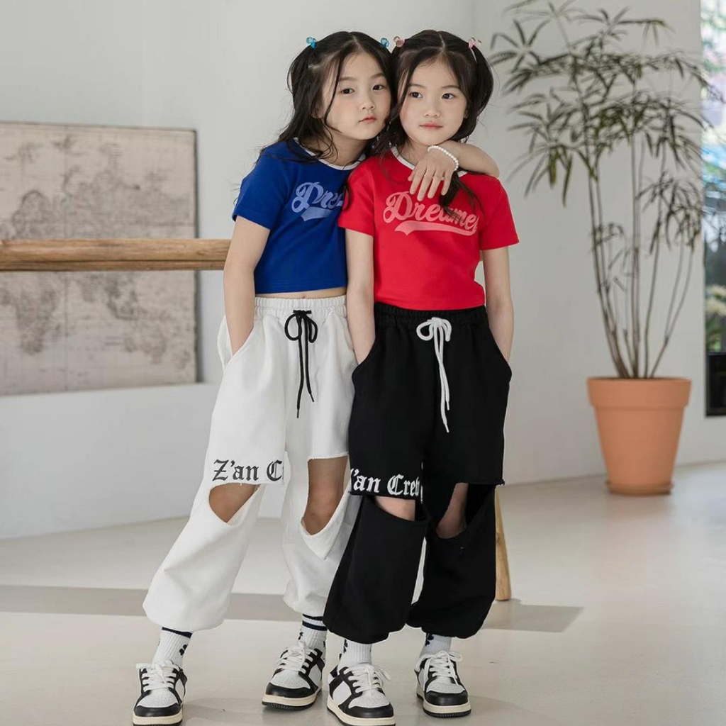 【潮孩運動用品】韓國童裝現貨在台 zan clover 短T kpop 女團