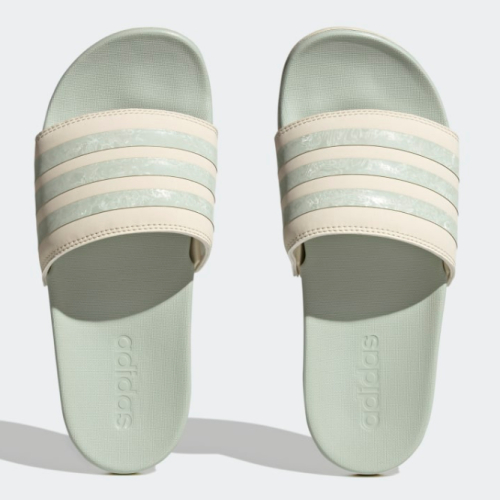 Adidas Adilette Comfort 拖鞋 休閒 舒適 米綠 H03620 Sneakers542