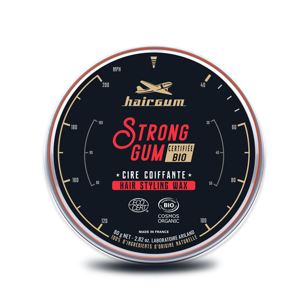 Hairgum 捍衛戰士 超強力定型髮蠟（強力塑型油頭造型髮蠟 油頭蠟 水洗式水性蓬鬆髮型髮泥凝土 軟髮蠟髮品造型品推薦