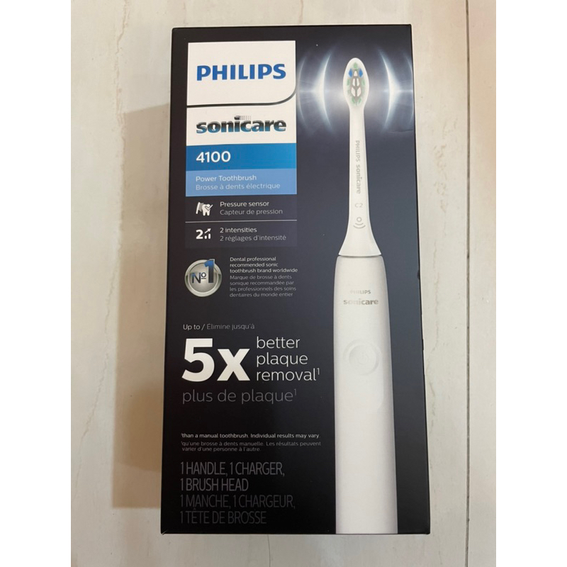 全新 白色 飛利浦 PHILIPS Sonicare 4100 電動牙刷 HX3681