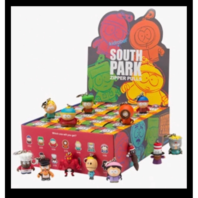 南方公園 南方四賤客 south park kidrobot第一代 1吋 吊飾人偶