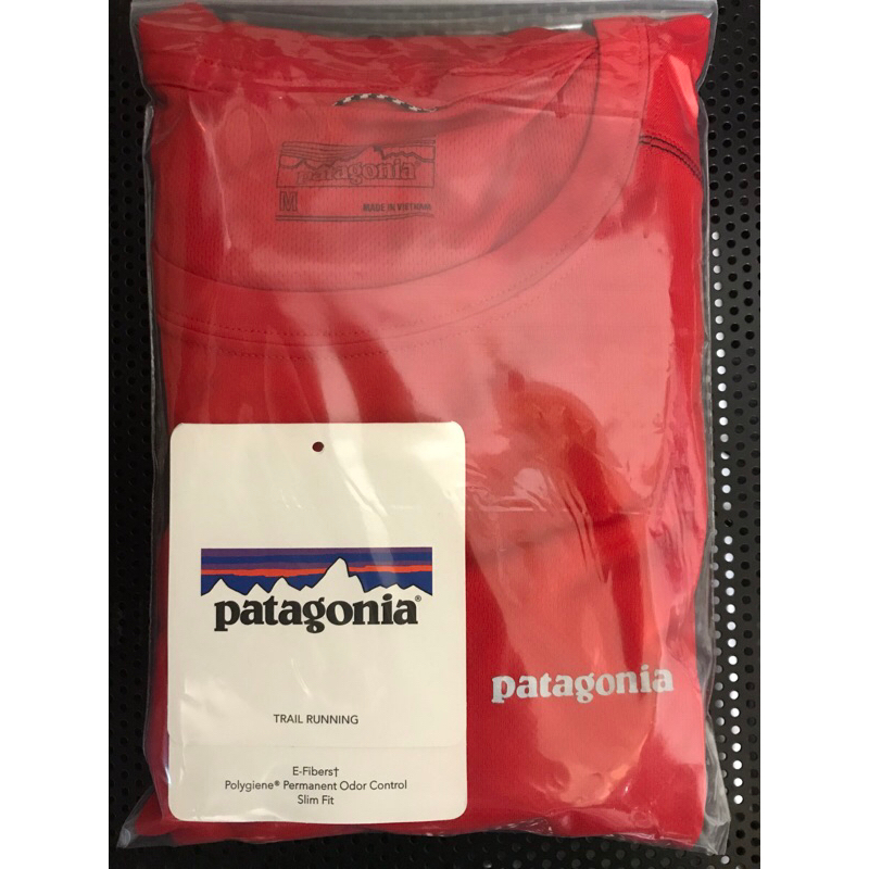 Patagonia 吸濕排汗衣 紅色 登山 休閒 巴塔哥尼亞 台北山水 登山用品店