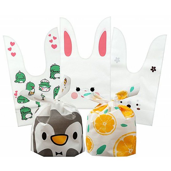 兔耳朵零食包裝袋(50入) 款式可選【小三美日】DS013563
