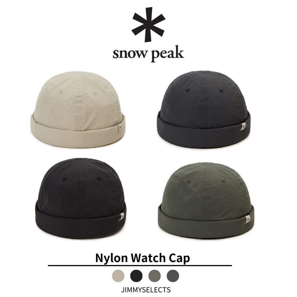【吉米.tw】韓國代購 Snow Peak 雪諾必克 Nylon Watch Cap 水兵帽 APR