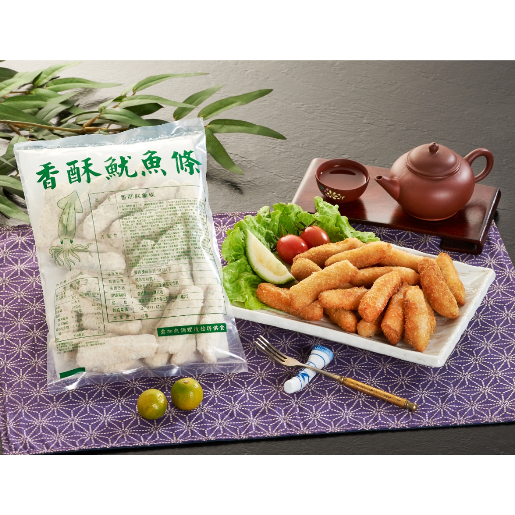 【萬象極品】香酥魷魚條/約300g