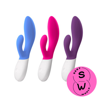 Lelo Ina Wave 2 多功能雙震動按摩棒 櫻桃紅 深紫色 加州藍 自慰器 情趣用品 成人玩具Sexyworld