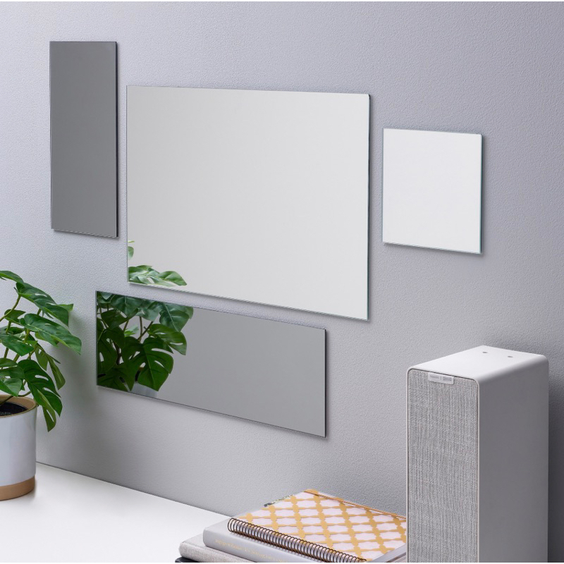 《現貨》 IKEA 鏡貼 鏡子 黏貼鏡 衣櫥鏡 全身鏡 拼貼鏡子