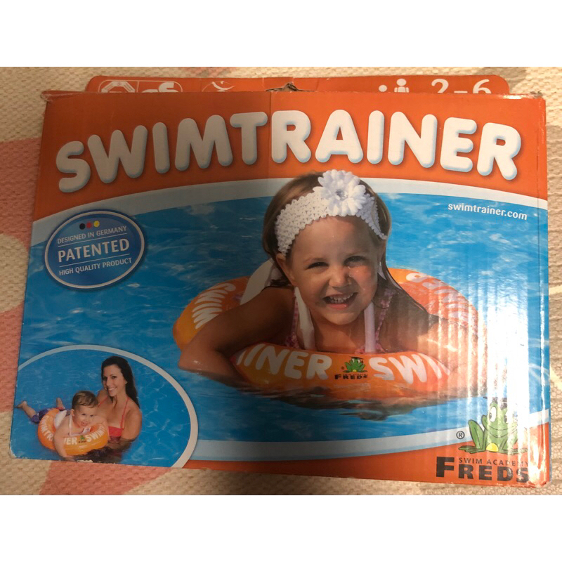 swimtrainer德國-2-6y(15-30kg)(橘色）泳圈