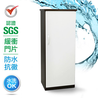 ihouse-【sgs認證塑鋼】緩衝防潮抗蟲蛀單門置物收納鞋櫃