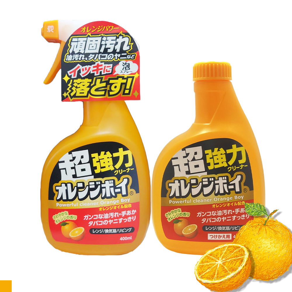 日本 第一石鹼 柑橘強力去污噴霧 400ML 補充罐 清潔劑 去汙 日本原裝進口 郊油趣