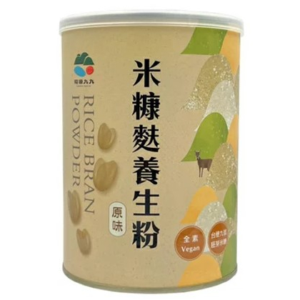 米糠麩養生粉 草屯鎮農會 400g罐裝 五穀雜糧 高纖穀糧