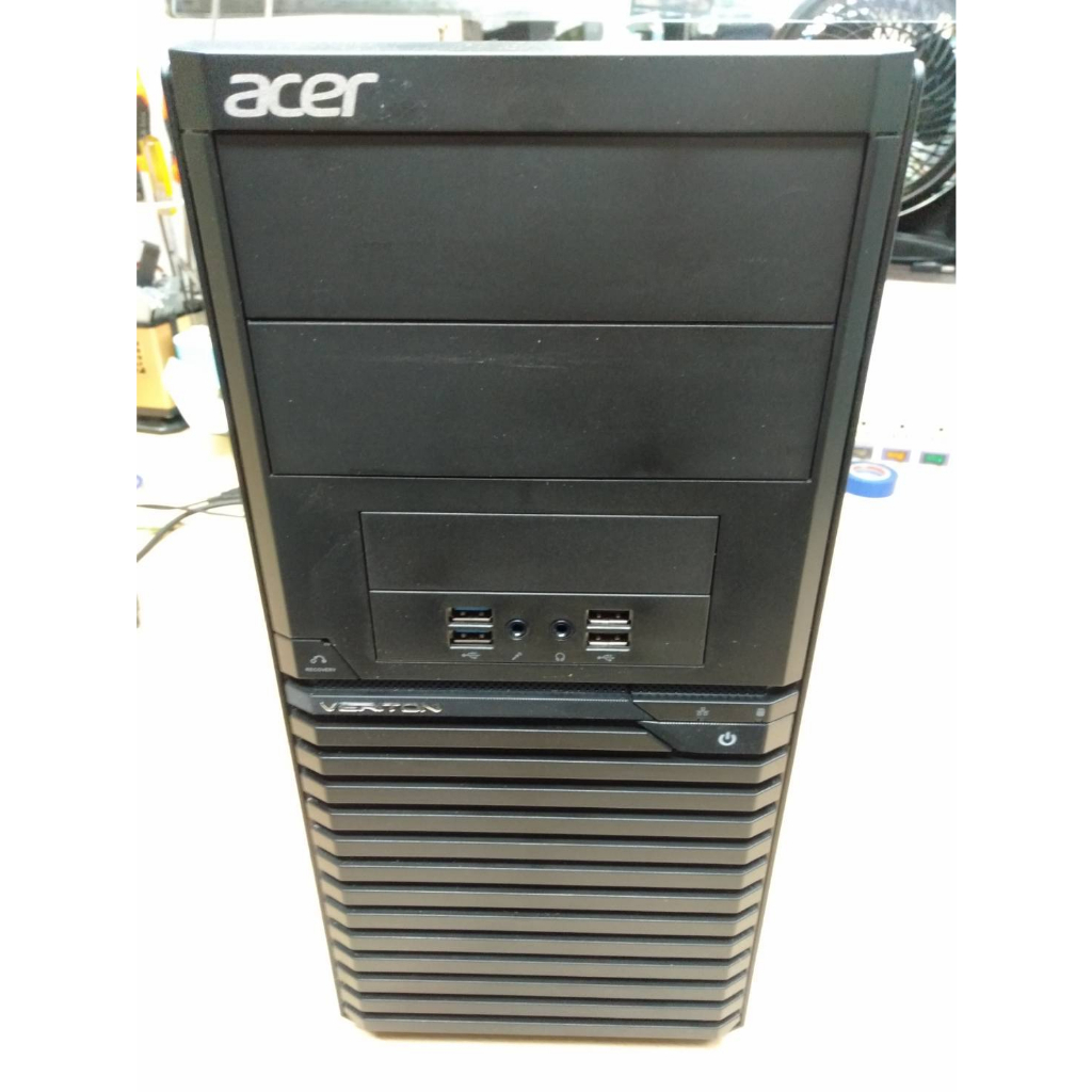 二手 宏碁機殼(無POWER) (型號:M2640G)+ I7 2600CPU+宏碁風扇+海力士DDR3 4G*1