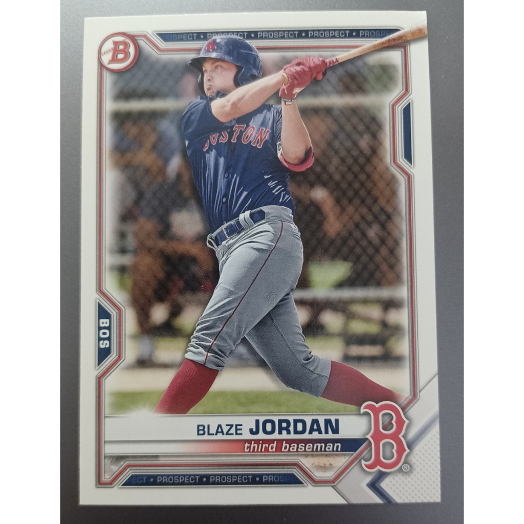 mlb 美國職棒 2022 bowman blaze jordan 棒球卡