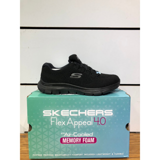 【Skechers】Flex Appeal 4.0 女款 防水訓練鞋 運動鞋 黑色149309BBK